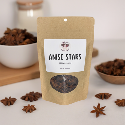 Witchy Pooh's Anise Stars Whole High Quality Strong Smell for Simmer Pots, Cooking and Ritual-7