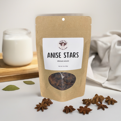Witchy Pooh's Anise Stars Whole High Quality Strong Smell for Simmer Pots, Cooking and Ritual-10