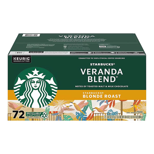 Starbucks Veranda Blend Blonde Roast K-Cup Pods, 72 ct.-0