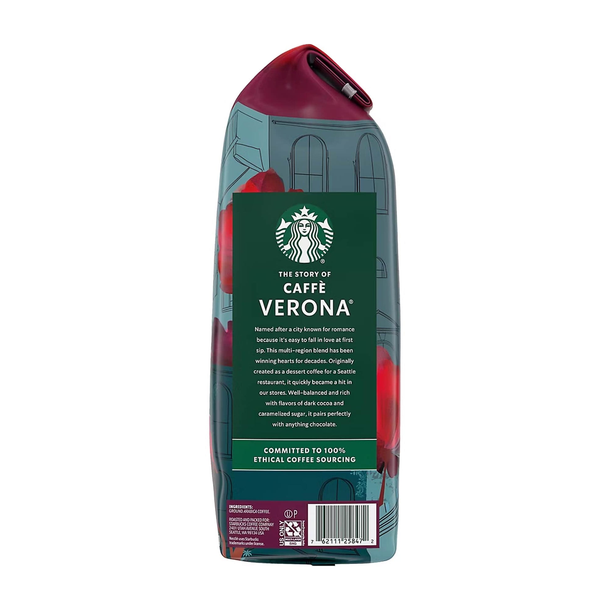 Starbucks Verona Dark Roast Ground Coffee, 40 oz.-3