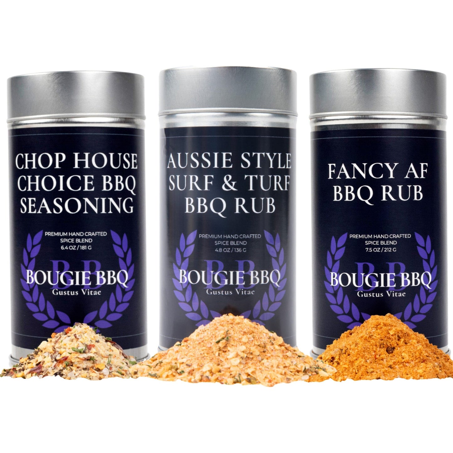 Surf & Turf BBQ Seasonings Collection - 3 Pack-0
